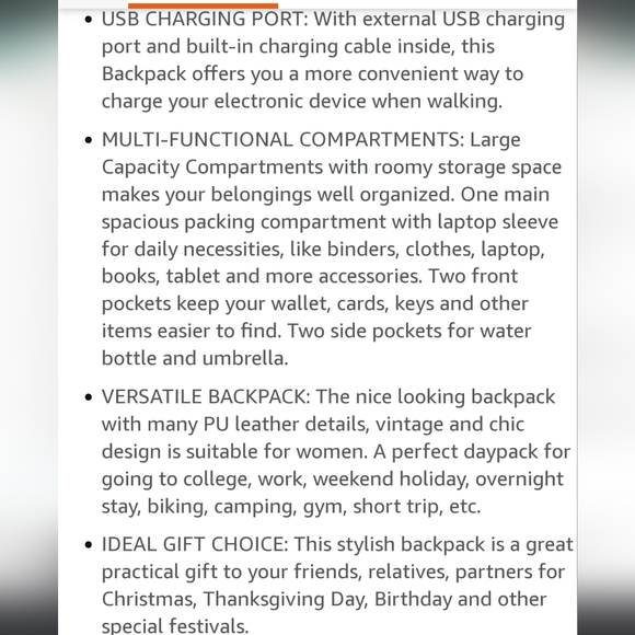 YGR school business travel backpack  cow print new - Picture 15 of 15